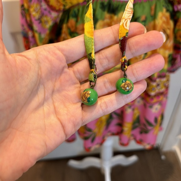 SOLD - FARM Rio Short Flowers Dress Size L - Picture 4 of 9